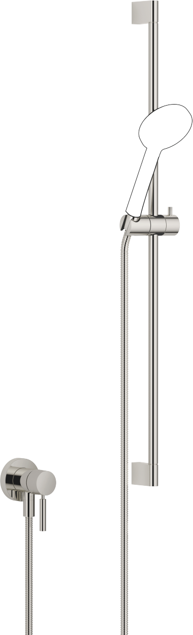 Dornbracht Meta 36013660-08 pour mitigeur de douche à encastrer, avec set de douche, platine