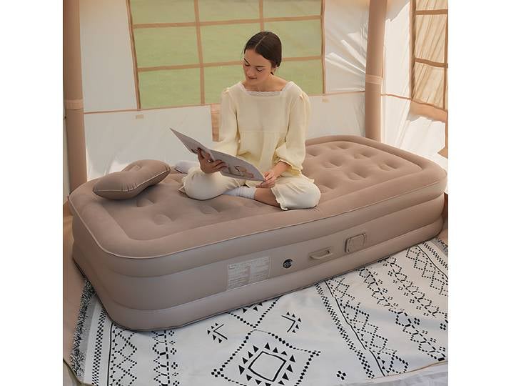Matelas gonflable avec fonction de gonflage automatique, matelas de tente Portable d'extérieur à une touche, tapis de couchage gonflable de Camping