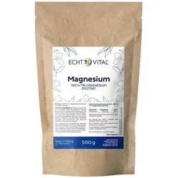 Magnesium Pulver (500 g) - Echt Vital