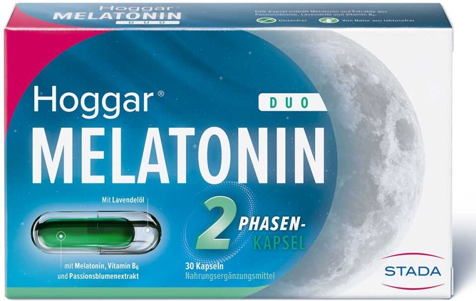 Hoggar Melatonin Duo Einschlaf-Kapseln 30stk