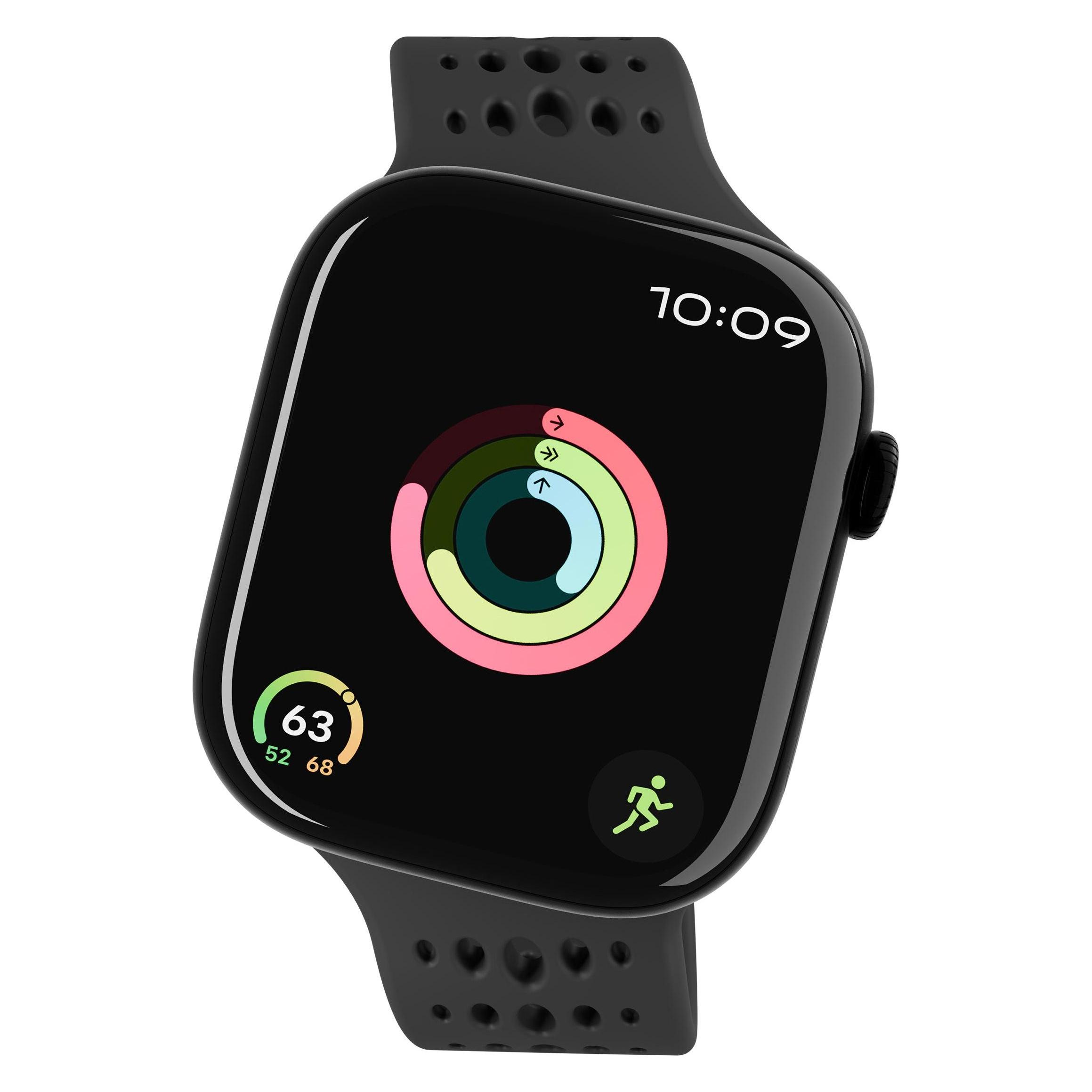 Decoded Armband Ares O Apple Watch 38-42 mm Silikon (20 mm, Silikon) (D26AWS42ABS1BK)
