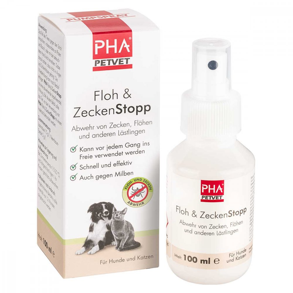 PetVet GmbH Pha Floh & Zeckenstopp Pumpspray für Hunde /Katzen 15782221