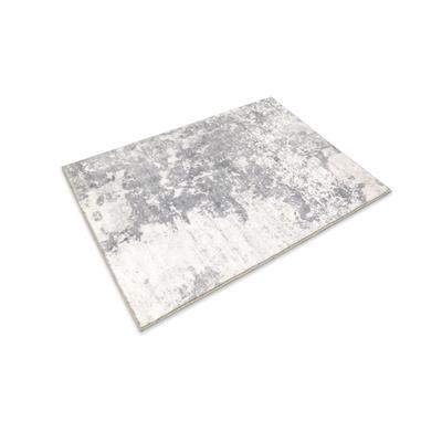 Badematte WECON HOME "Samu", grau (platin grau), H:5mm, Polyester, Badematten, Badematte, Marmor Design, waschbar, rutschfest, schnell trocknend, Badteppich