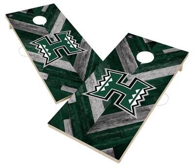 Skip's Garage Hawaii-Manoa Rainbow Warriors Cornhole Board Set