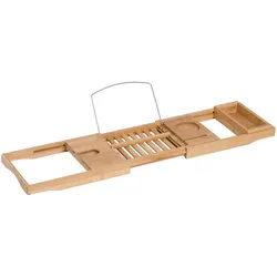 HOMCOM Badewannenauflage, Bambus, Natur