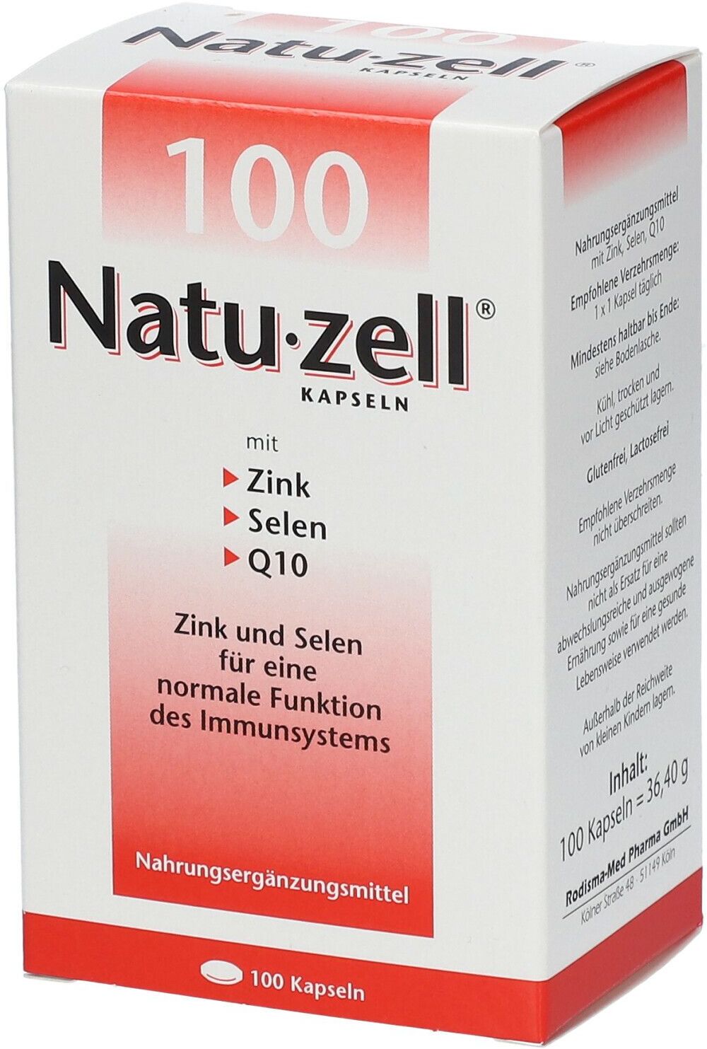 Natu-zell Natu Zell Kapseln 100 St