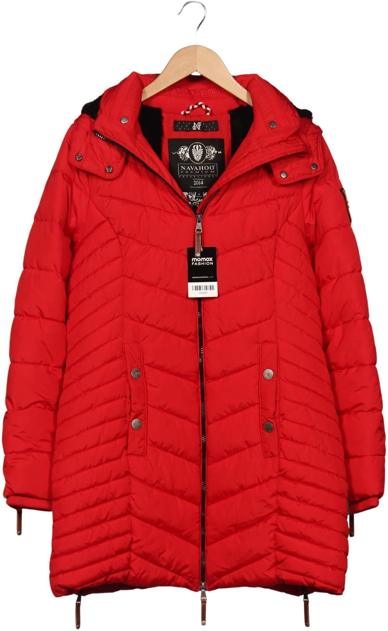 Navahoo Damen Mantel, Rot, Gr. M, Synthetik - Second Hand