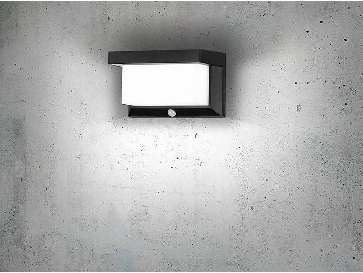 Applique murale LED Utrera 20 x 12 x 9cm Noir