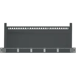 19"" Panel für 5 x SYFB21/SYCFB21-Bleche, 1 HE; Tiefe: 230 mm