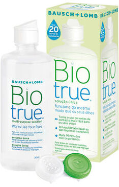 Líquido Limpeza Para Lentes De Contacto Biotrue 300ml