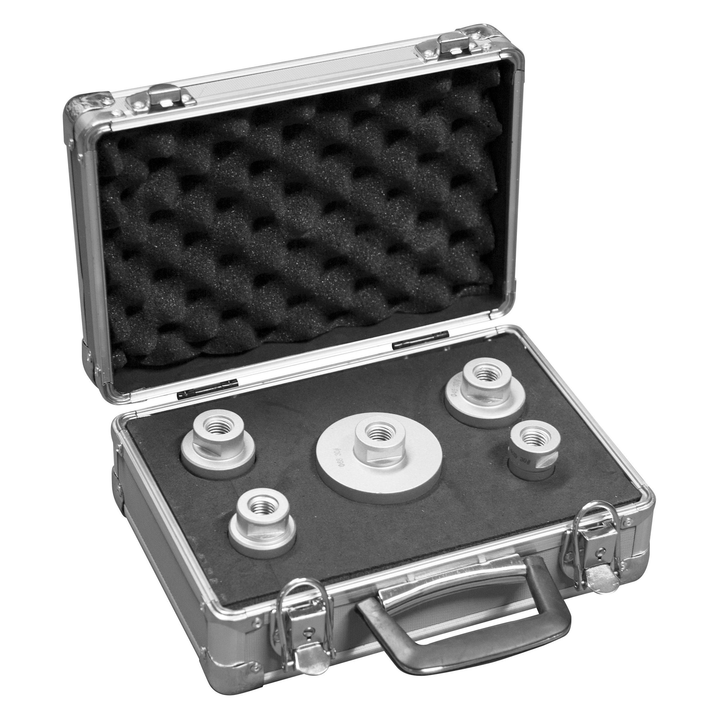 Tectool Diamant-Trockenbohrkronen Set - 5 Bohrkronen Im Koffer (18159)