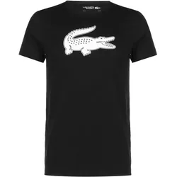 Lacoste, Herren, Sportshirt, T-Shirt Sport Krokodil (M), Schwarz