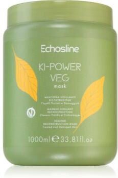 Echosline Ki-Power Veg Mask máscara regeneradora para cabelo danificado 1000 ml. Ki-Power Veg Mask