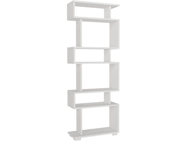 Bibliothèque déstructurée 6 niches blanche 60 cm