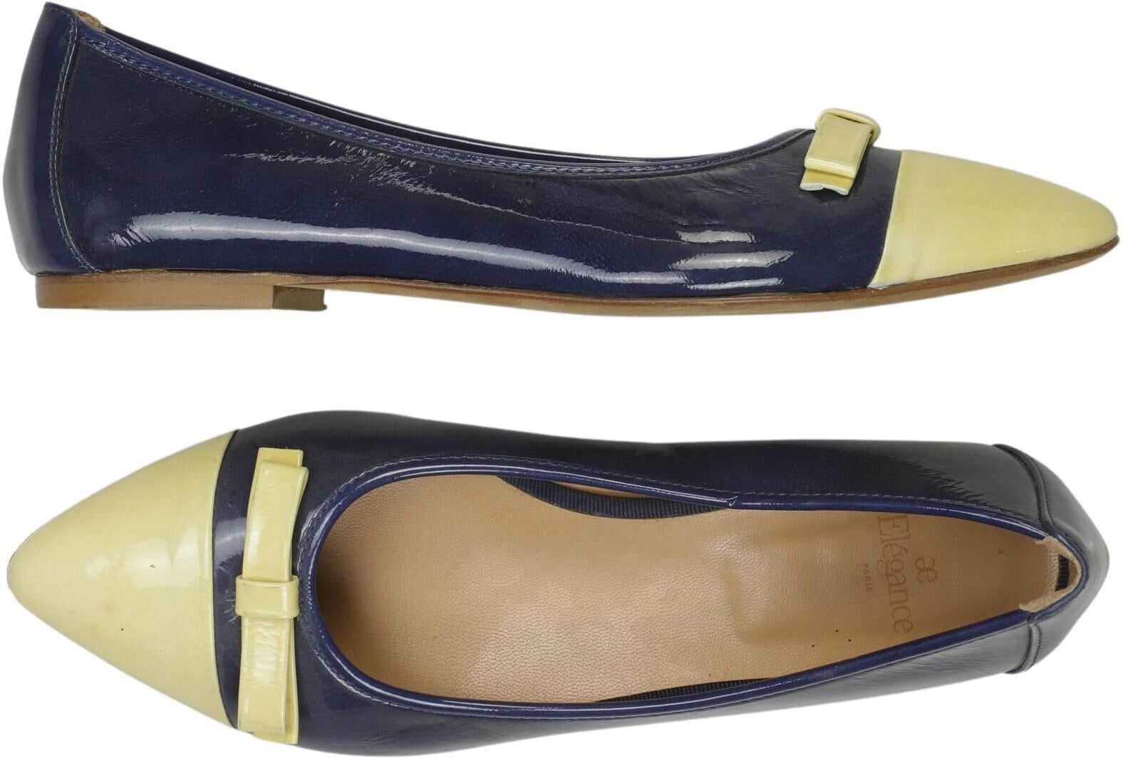 Elegance Paris Damen Ballerina, Mehrfarbig, Gr. EU 39, Leder - Second Hand