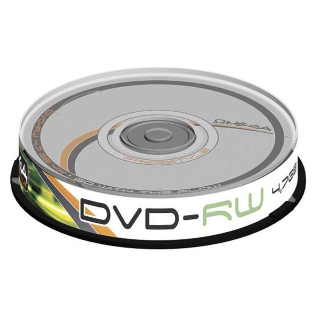 Omega DVD-RW 4.7 GB 4x10 units (40151) (10x) (5907595401517)