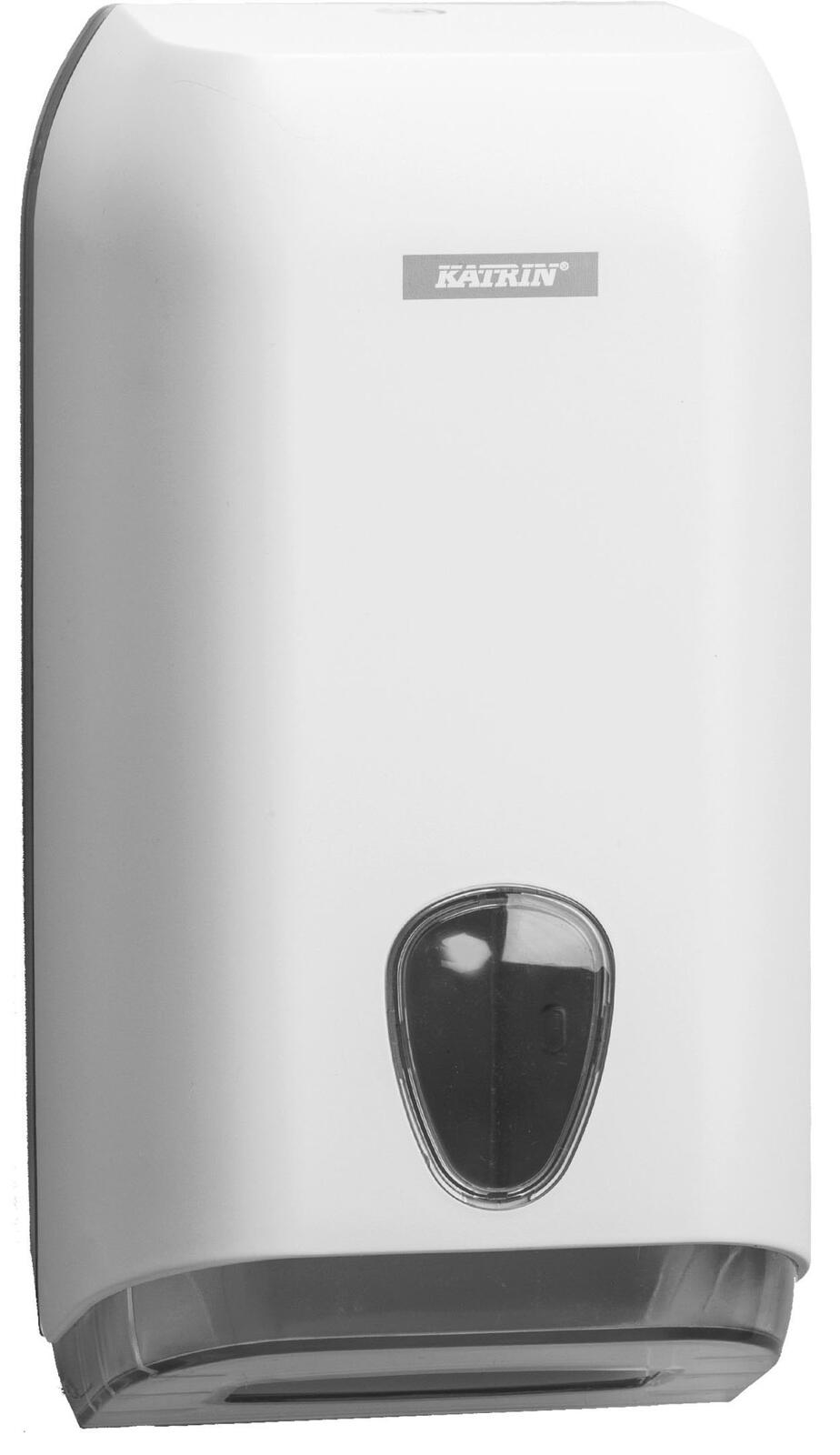 KATRIN Toilettenpapierspender 600 Blatt weiß 92582