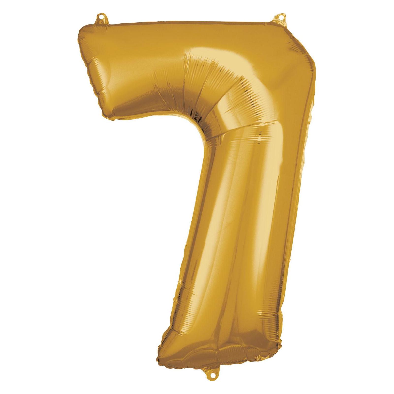 Amscan Folienballon Zahl 7 (1x) (9906272)