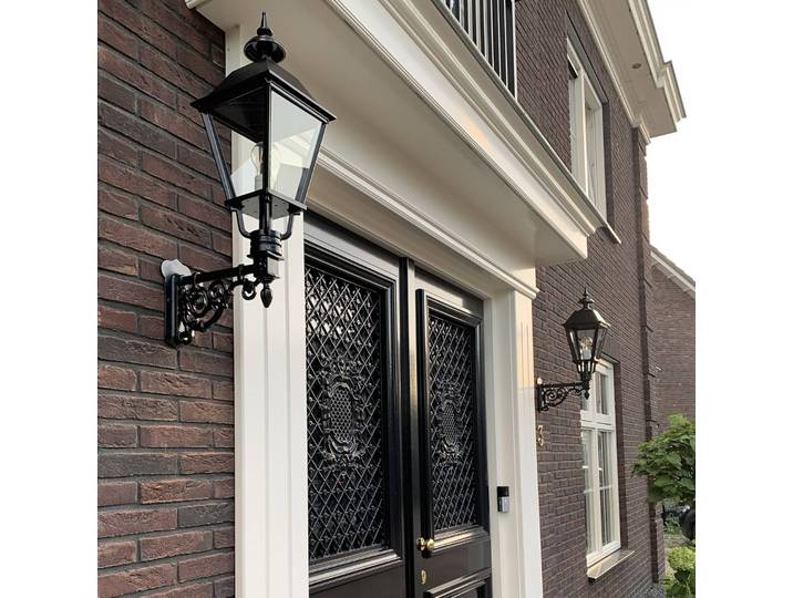 K.S. Verlichting Außenwandleuchte ZANDVOORT, schwarz, Metall