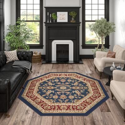 Alise Rugs Soho Traditional Floral Indoor Area Rug