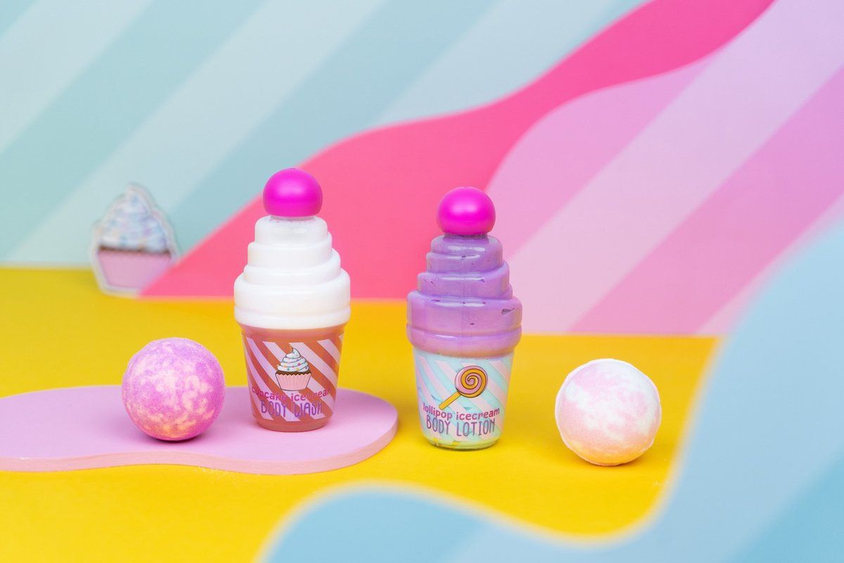Create It! Candy Explosion Badset met Bodywash, Bodylotion en Bruisballen