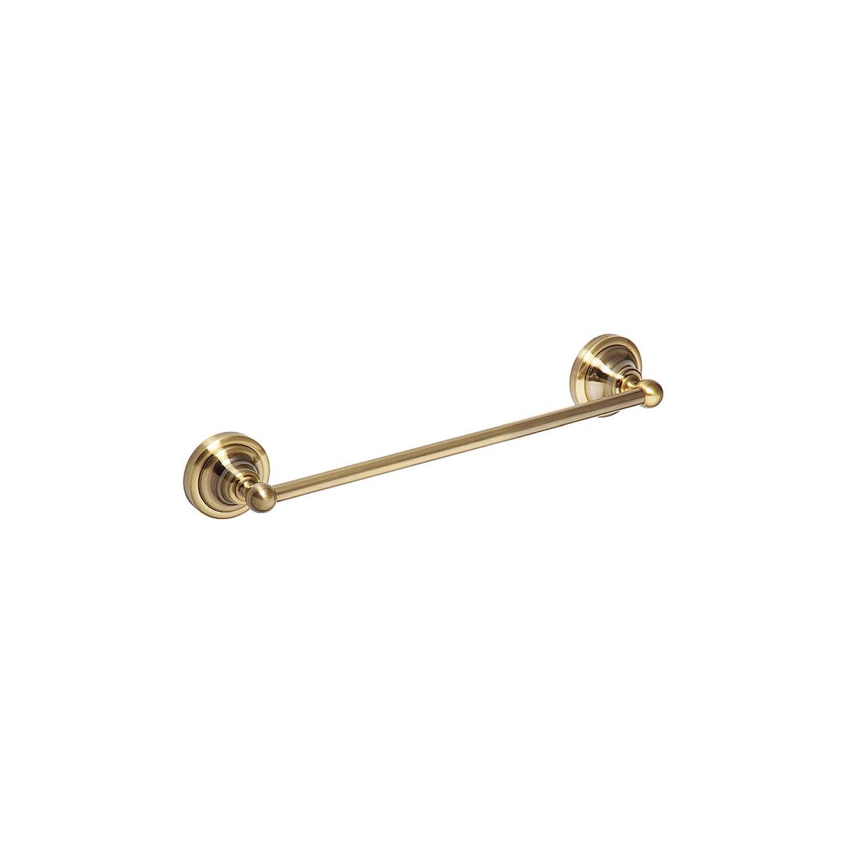 Brillantbad BETRO BRONZE Handtuchhalter Messing Bronze 365x65x65 mm für Bad & Küche >> zum Bohren