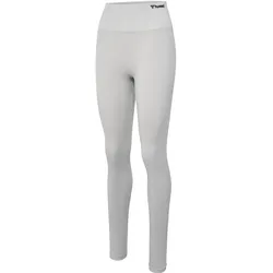 hummel, Damen, Tights, Hmlmt Rest Seamless Hw Rib Tights (XL), Grau