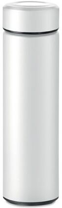 Gourde isotherme personnalisable PATAGO acier inoxydable blanc