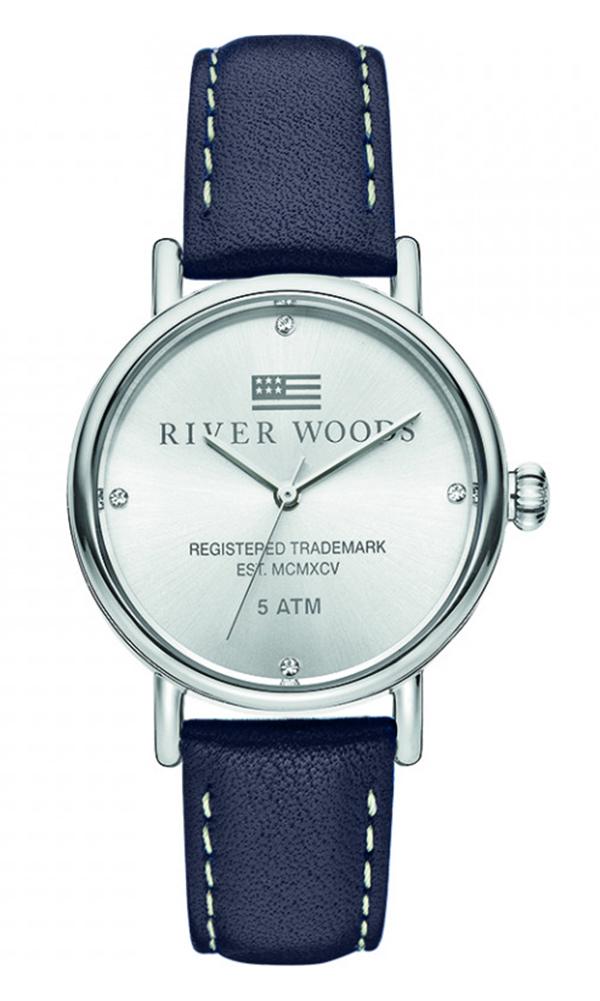 River Woods Arkansas dameshorloge Blauw RW340037