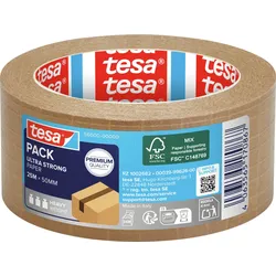 TESA 56000 - tesapack® ULTRA STRONG PAPER, 25 m x 50 mm, braun
