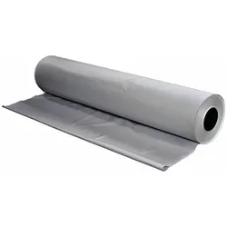 1x Tischtuch Tischdecke Biertischdecke LDPE silber perforiert auf Rolle 0,70 x 240m