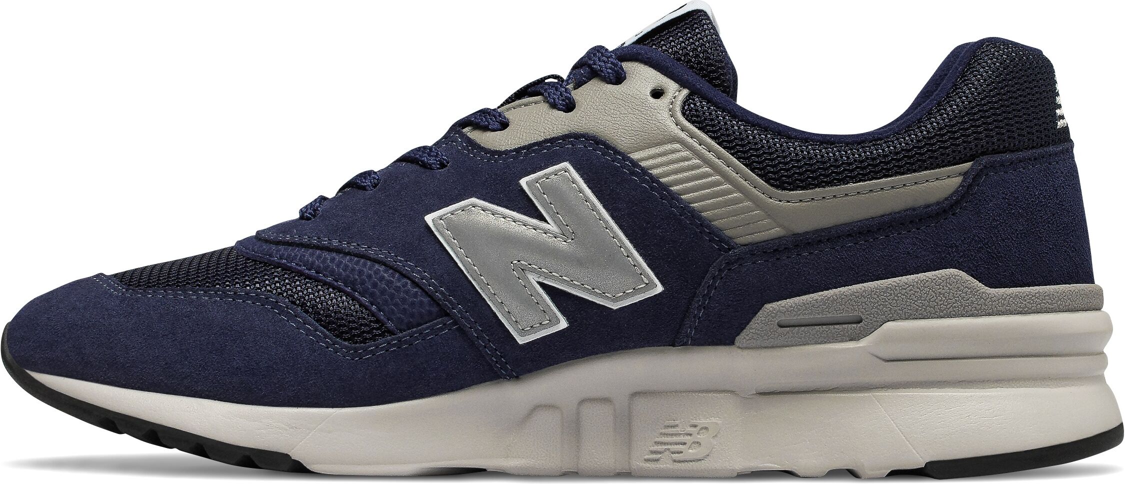 Sneaker NEW BALANCE "997H", Herren, Gr. 40,5, blau (navy), Leder, Schuhe Sneaker navy 40,5