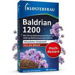 KLOSTERFRAU Baldrian 1200 Tabletten 30 St