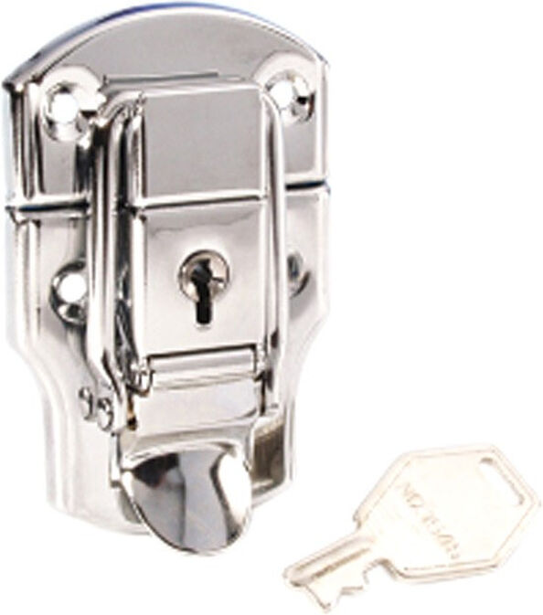 Adam Hall Hardware 1909 Aufbauschloss Mittel Verchromt Abschließbar