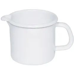 Riess Schnabeltopf Ø16cm 2L Weiss Emaille