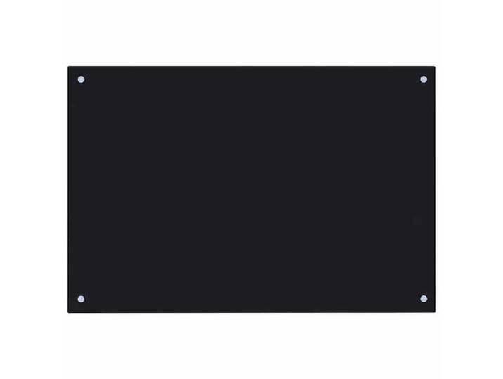 Prix bas - Dosseret de cuisine-Crédence de cuisine - Noir 90x60 cm Verre trempé （737544500760)