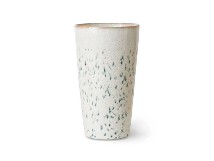 HKliving - 70's Latte Macchiato Becher, 300 ml, hail