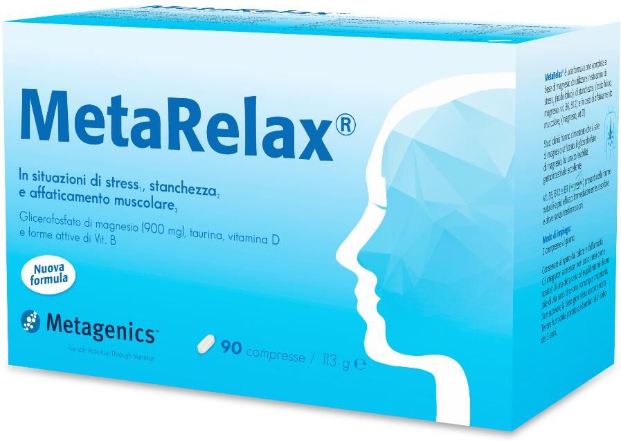 METAGENICS BELGIUM bvba Metagenics, MetaRelax, 90 Compresse
