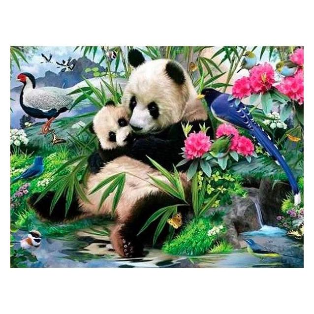Norimpex 5D-Diamantmosaik - Panda 40x30cm (54613548)