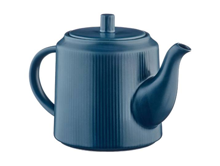 Teekanne Björn Scandi, 1,3 l Marineblau , blau (marineblau), Kannen, Teekanne
