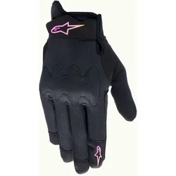 Alpinestars Stated Air, Handschuhe Damen - Schwarz/Gelb/Pink - S