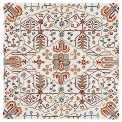 SAFAVIEH Handmade Heritage Relija Floral Wool Rug