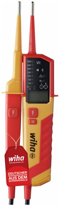 Multimètre numérique Wiha jusqu'à 600 V CA, CAT IV 2 piles AAA incluses (45218)