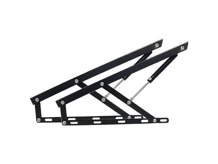 BNGFSDF Bett-Hebemechanismus, 1 Paar Betthebemechanismus, pneumatische Deckelheber(Black,150cm)