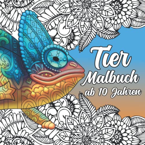 Marie Kolorie - Tiermalbuch ab 10 Jahren: Ausmalbuch mit 50 wunderschönen Tier Mandalas zur Förderung der Kreativität (Mandala Tier Malbuch für Kinder) - Preis vom 10.10.2026 11:48:34 h