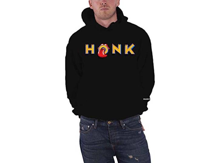 De Rolling Stones Unisex Pullover Hoodie Honk Letters