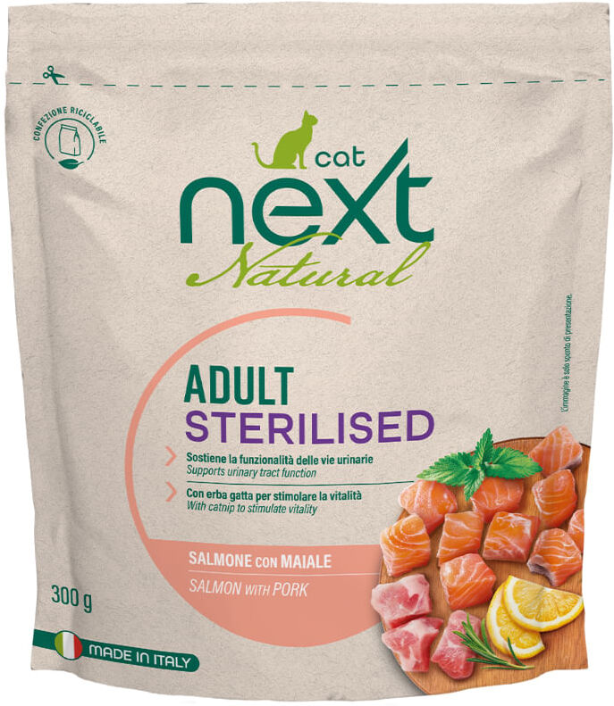 Next Cat Natural Adult Sterilized Salmone 300GR