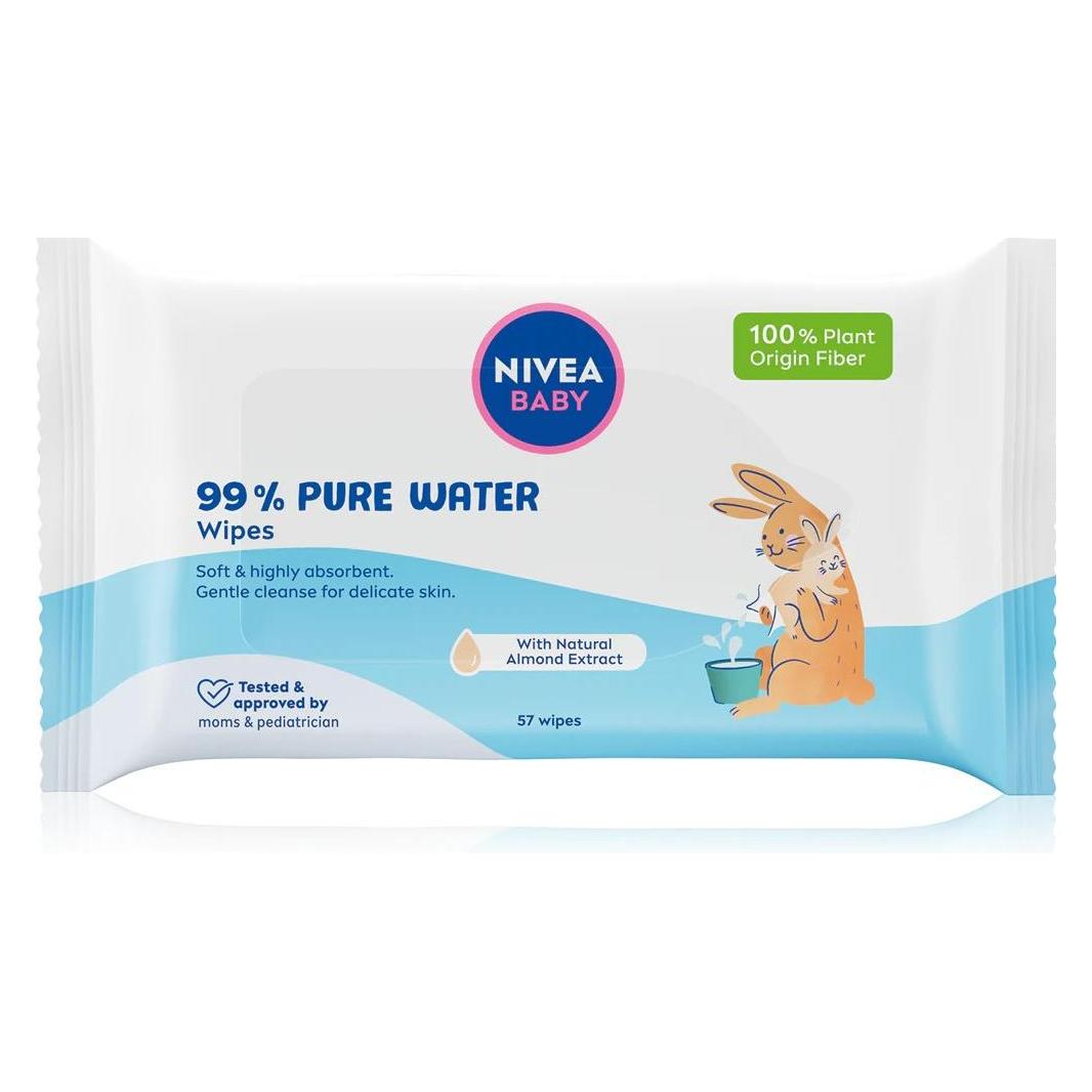NIVEA Baby Pure Water Wet Wipes 57 pcs. (43070062)