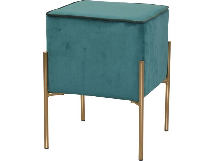 Sitzhocker INOSIGN Liano , grün, H:47cm T:36cm, Hocker, Sitzhocker