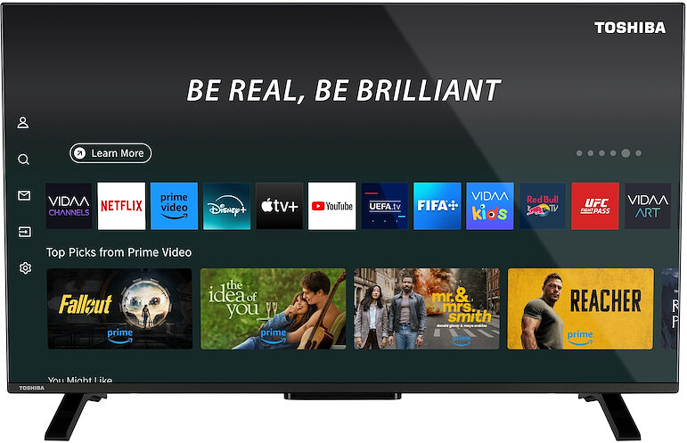 TV LED Toshiba 40QV2F63DA Smart VIDAA Full HD HDR10 Dolby Vision